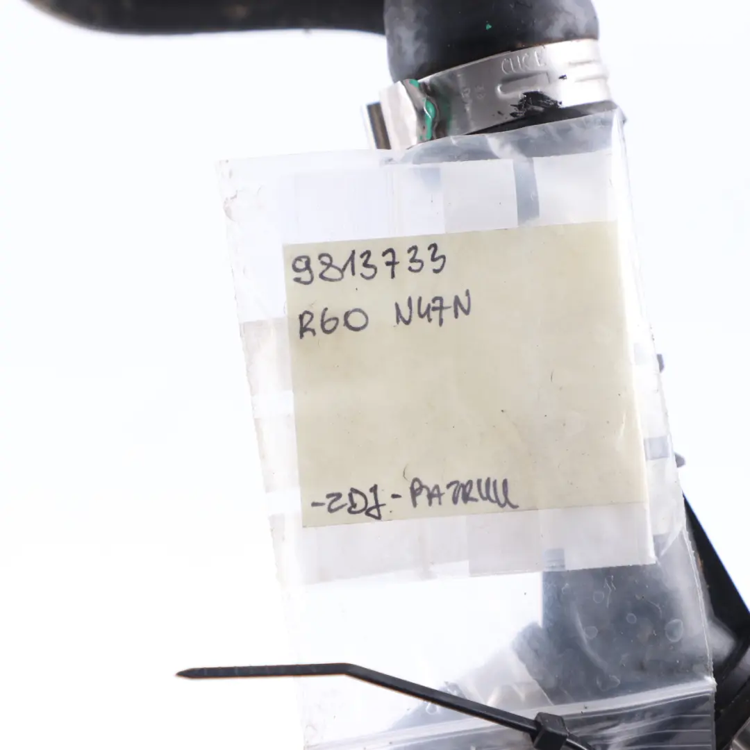 Water Hose Mini R60 R61 N47N Coolant Radiator Expansion Tank Pipe Line to with Part number 9813733 Water Hose Mini R60 R61 N47N Coolant Radiator Expansion Tank Pipe Line - SKU 9813733 - Part number 9813733