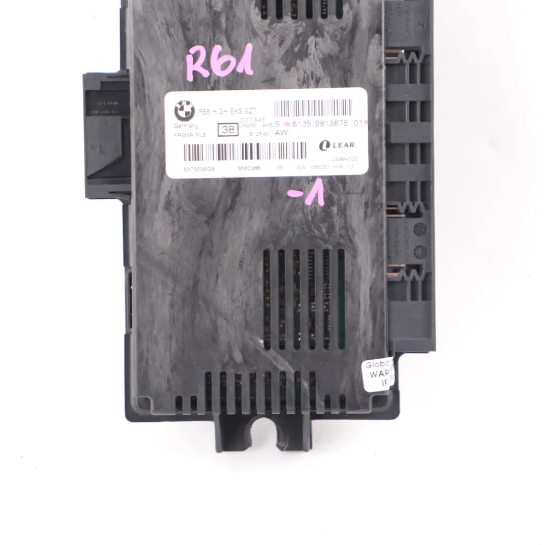 Footwell Light Module High EKS ECU SZT PL3 FRM3R to Mini Cooper One R61 with Part number 9813878 Mini Cooper One R61 Footwell Light Module High EKS ECU SZT PL3 FRM3R - SKU 9813878-1 - Part number 9813878