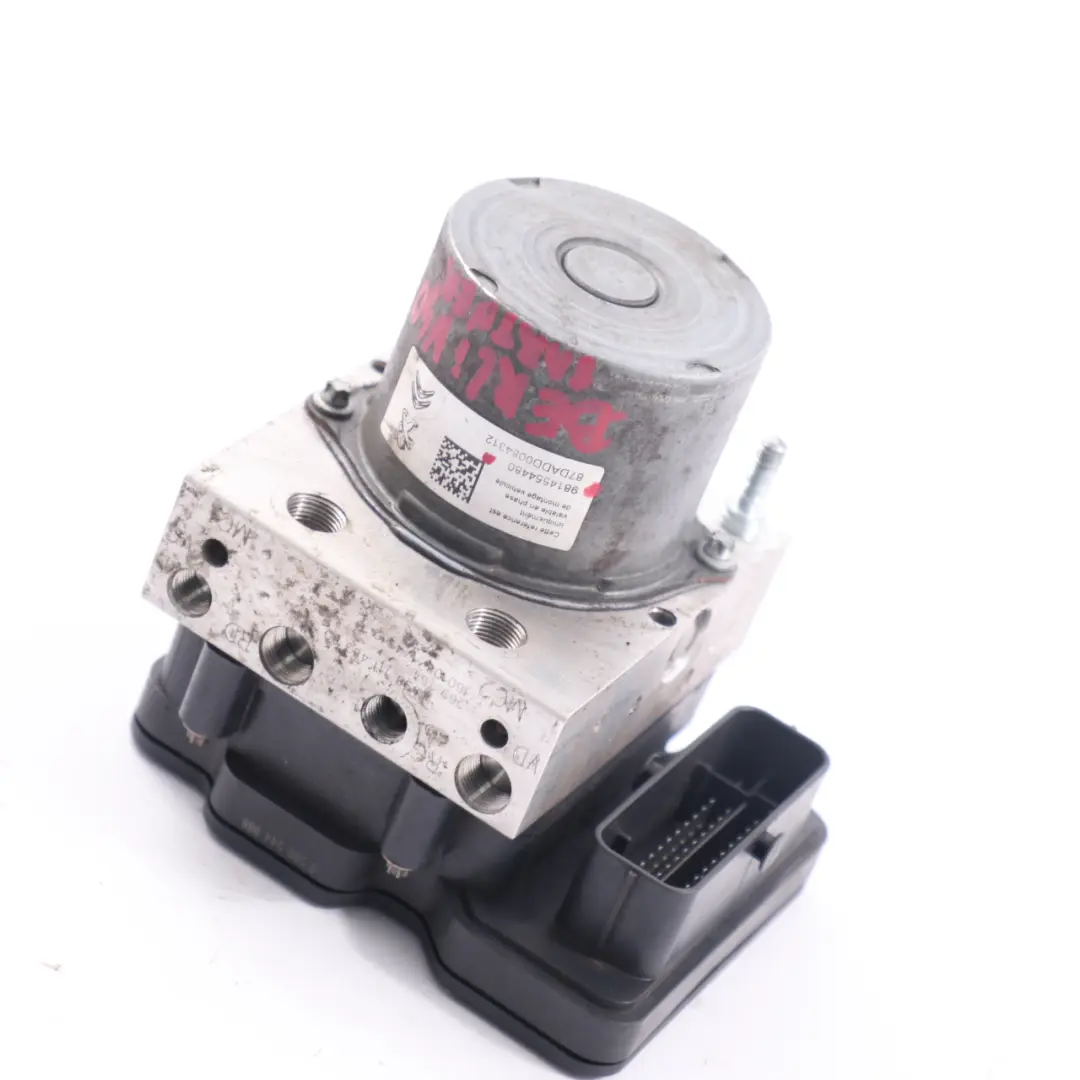 Peugeot Partner Citroen Berlingo Brems pumpe ABS Modul steuergerät - SKU 9814554480 - Teilenummer 9814554480