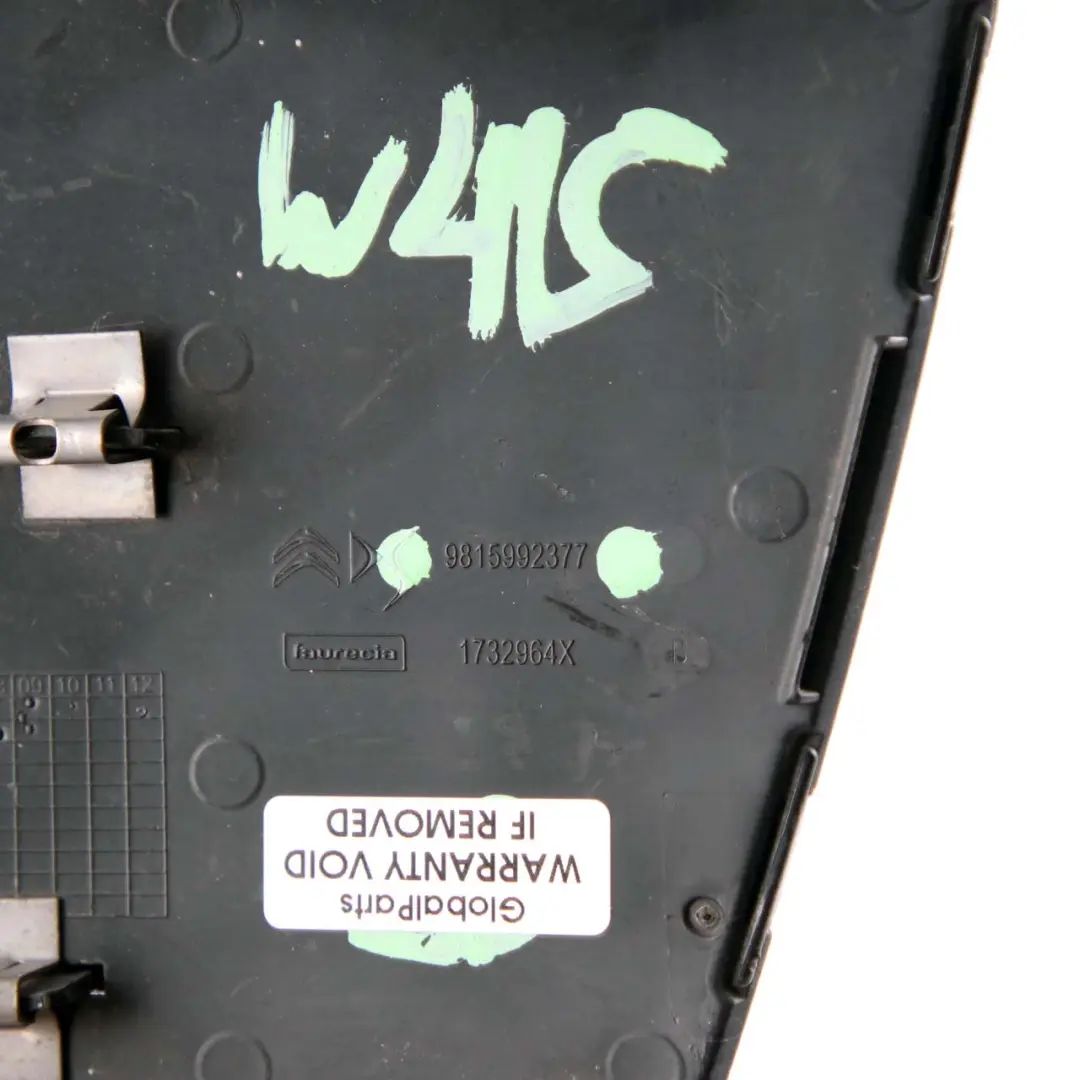 Citroen DS3 Front Bumper Towing Eye Flap Trim Cover Grille Grid to with Part number 9815992377 Citroen DS3 Front Bumper Towing Eye Flap Trim Cover Grille Grid - SKU 9815992377 - Part number 9815992377