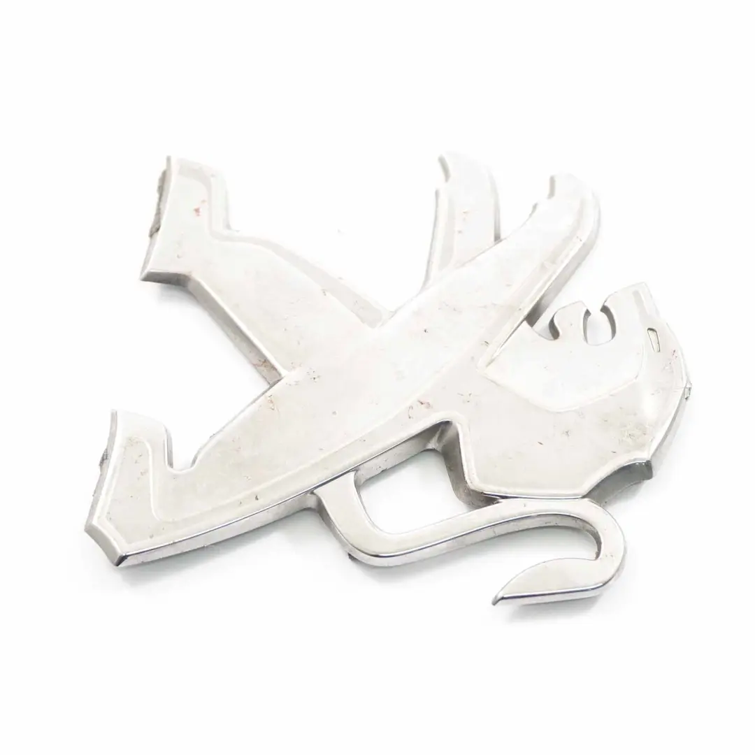 Peugeot Partner K9 Emblem Logo Plakette aufgeklebt Chrom - SKU 981676537A - Teilenummer 981676537A