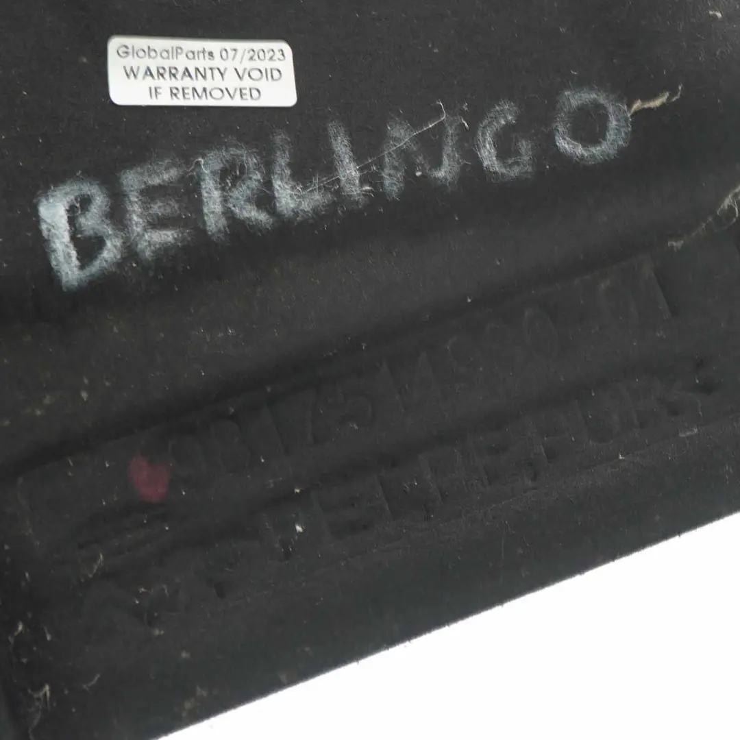 Citroen Berlingo Pannello isolamento acustico cofano motore per con numero di parte 9817514980 Citroen Berlingo Pannello isolamento acustico cofano motore - SKU 9817514980 - Numero di parte 9817514980