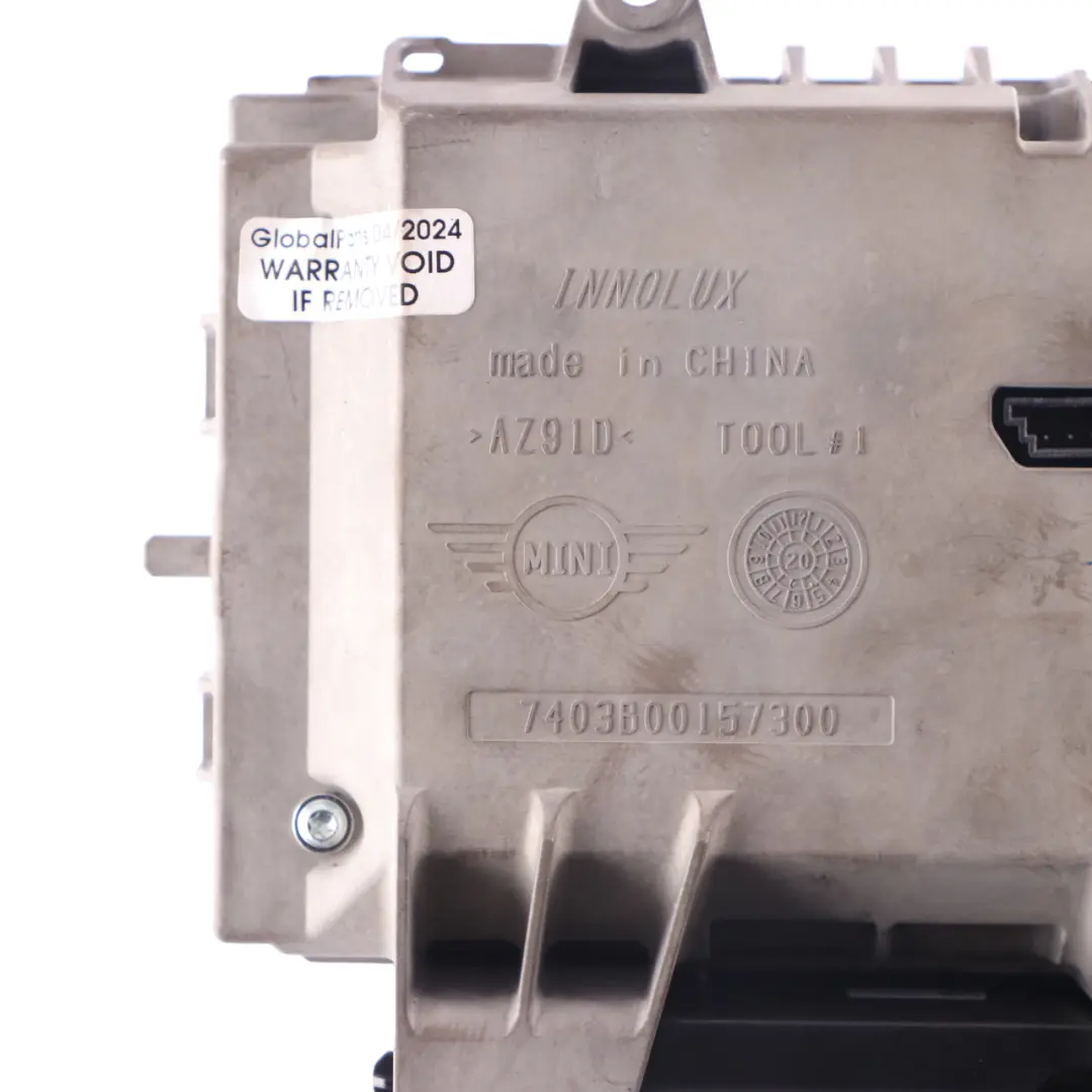 Navegación Pantalla Táctil 8.8" Unidad Central para Mini F55 F56 F60 LCI con número de pieza 9824925 Mini F55 F56 F60 LCI Navegación Pantalla Táctil 8.8" Unidad Central - SKU 9824925-1 - Número de pieza 9824925