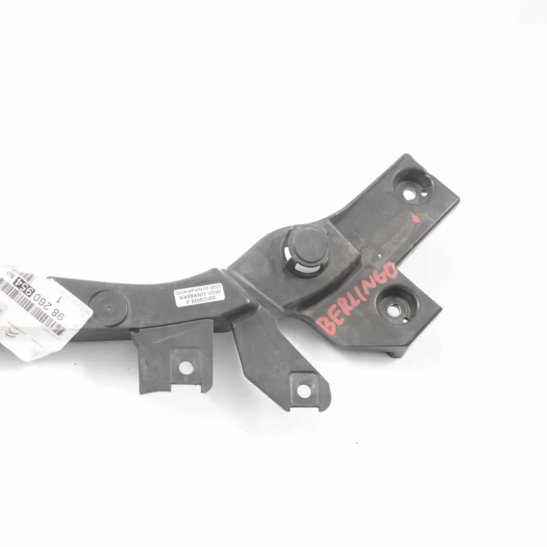  Support phare Berlingo Vivaro Proace Support pare-chocs avant droit - SKU 9826095480 - Numéro de pièce 9826095480