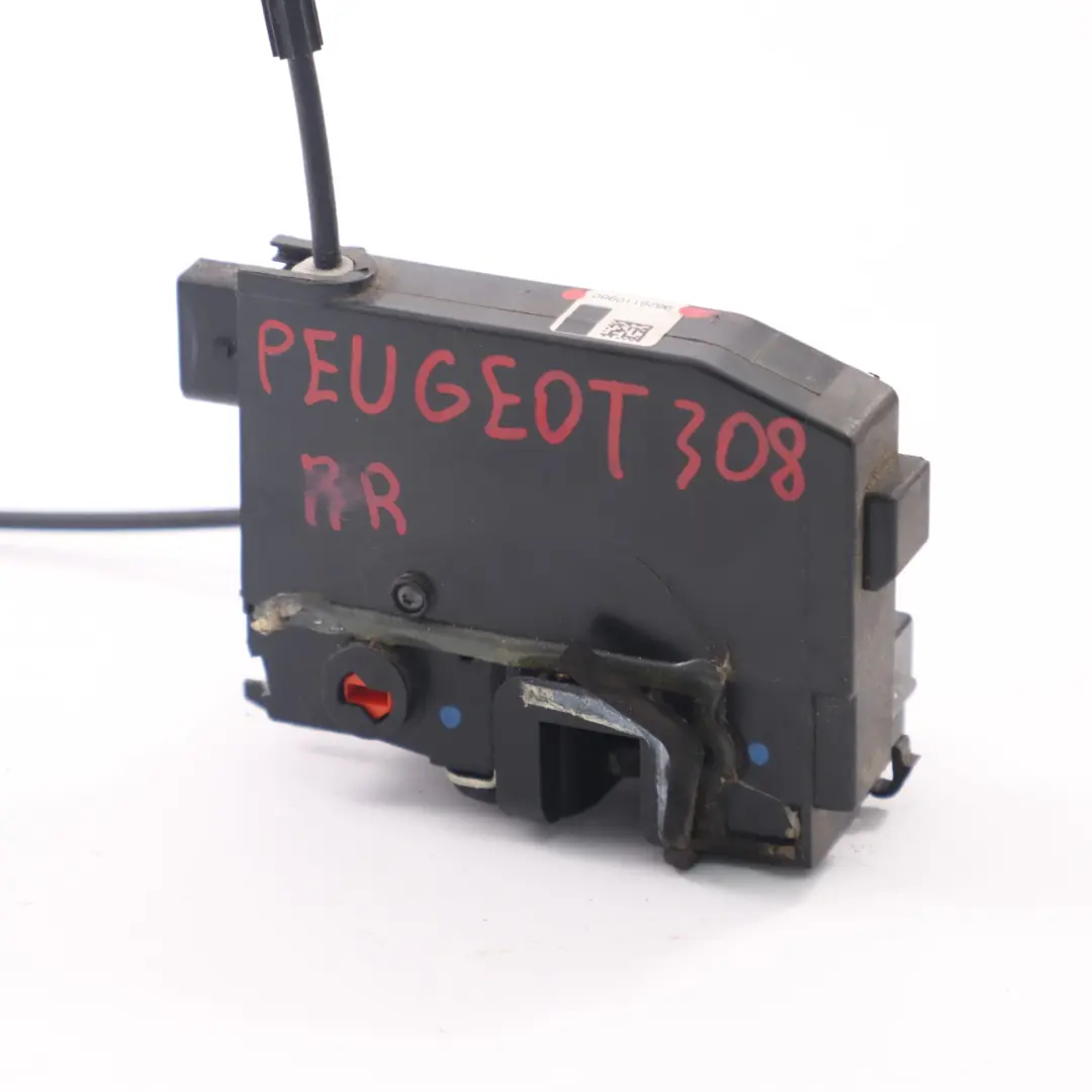 Peugeot 308 Zamek Drzwi Prawy Tył - SKU 9826110980 - Numer Części 9826110980