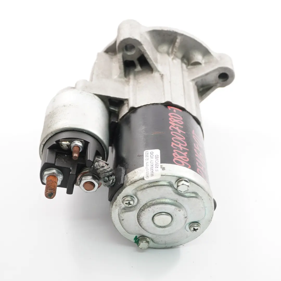 Moteur Démarreur Moteur pour Peugeot 206 2.0 HDI Diesel à propos du numéro de pièce 9827007180 Peugeot 206 2.0 HDI Diesel Moteur Démarreur Moteur - SKU 9827007180-1 - Numéro de pièce 9827007180