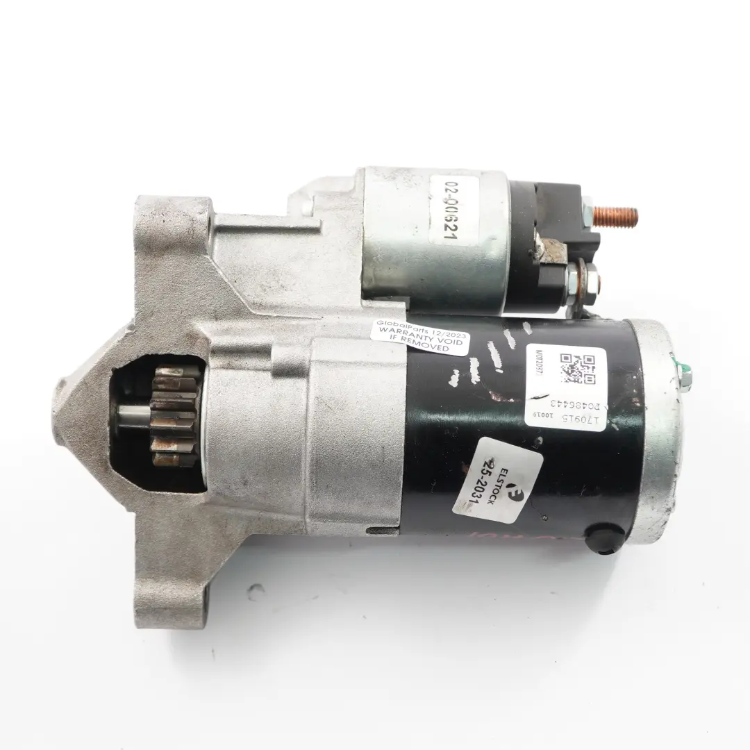  Motor de arranque del motor diesel del Peugeot 206 2.0 HDI - SKU 9827007180-1 - Número de pieza 9827007180