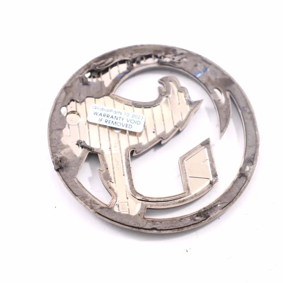 Emblem Logo Rear Trunk Door Badge Adhered Chrome to Vauxhall Vivaro with Part number 9827801777 Vauxhall Vivaro Emblem Logo Rear Trunk Door Badge Adhered Chrome - SKU 9827801777 - Part number 9827801777