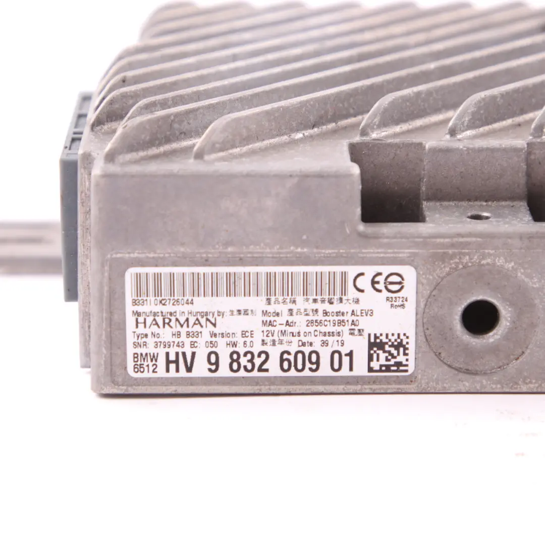 Audio Amplifier BMW F40 G05 G20 G30 Top Hifi Harman Kardon Control Unit to with Part number 9832609 Audio Amplifier BMW F40 G05 G20 G30 Top Hifi Harman Kardon Control Unit - SKU 9832609 - Part number 9832609