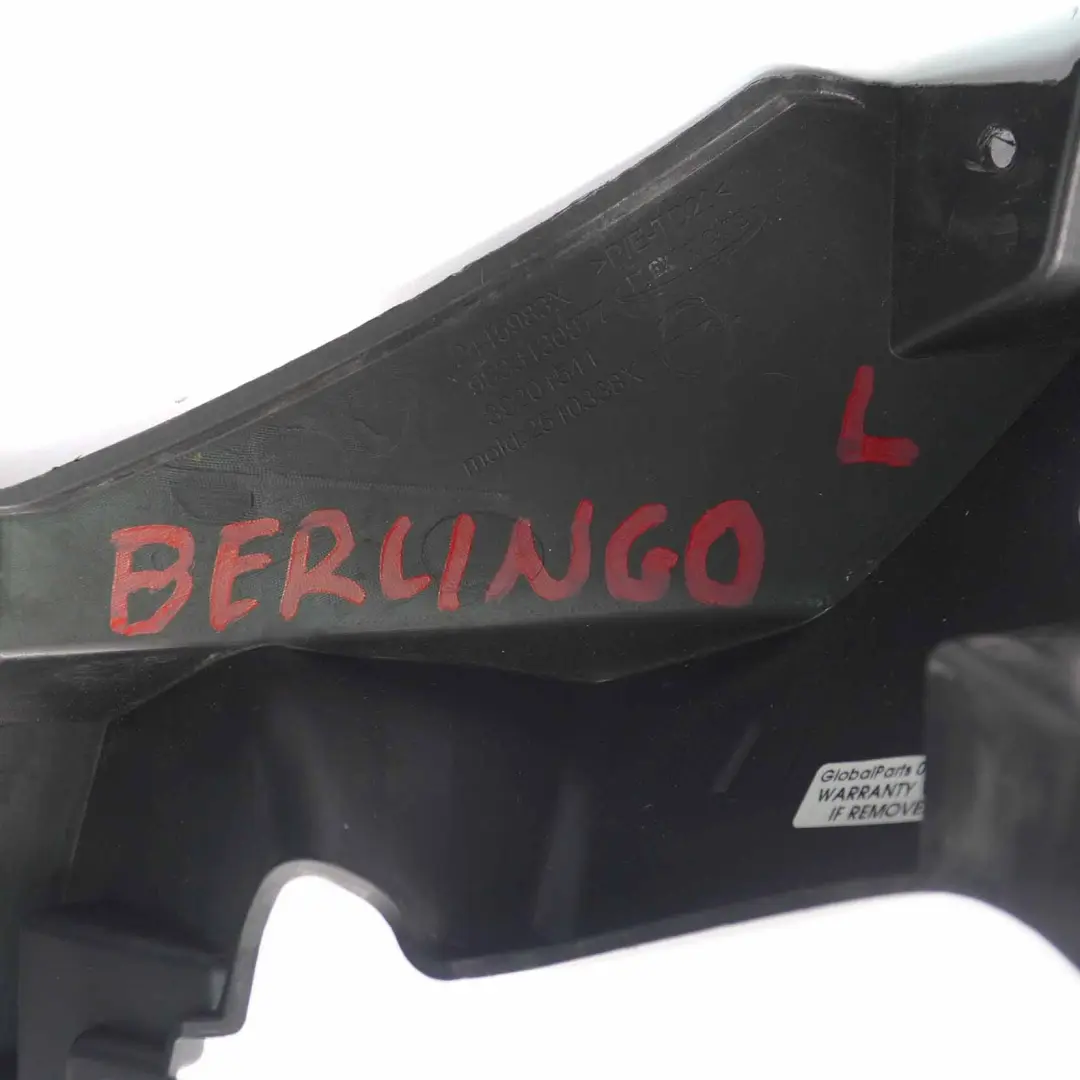  Citroen Berlingo Supporto Paraurti Anteriore Sinistro Supporto - SKU 9833130877 - Numero di parte 9833130877