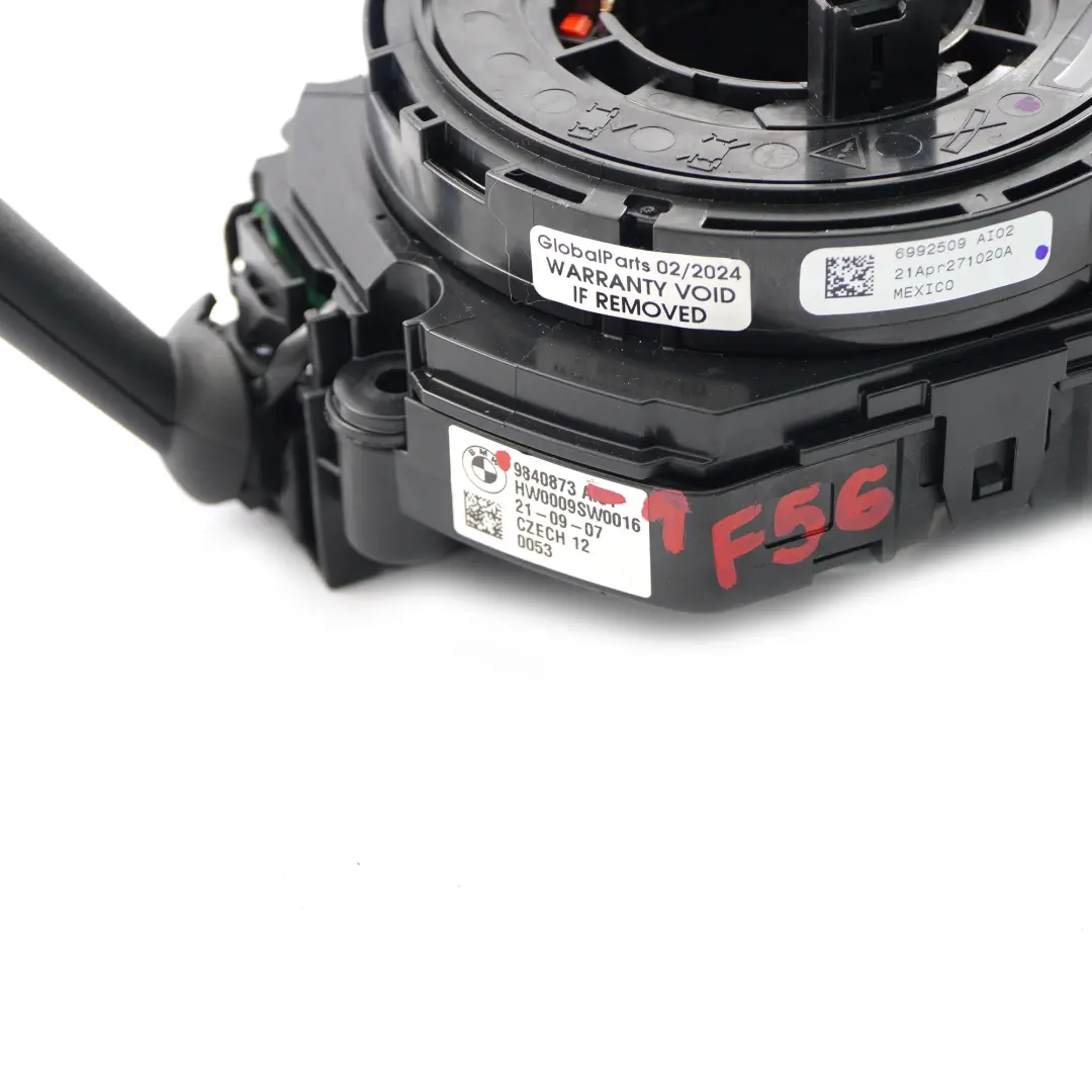Mini F56 F60 LCI Columna dirección Cluster Interruptor limpiaparabrisas - SKU 9840873-1 - Número de pieza 9840873