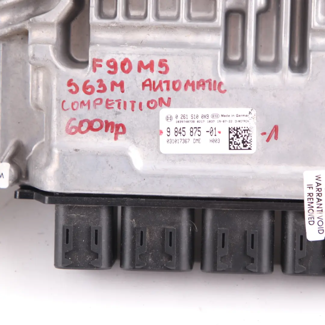 625HP Engine Control ECU Kit DME 8695512 + BDC Module Key to BMW F90 M5 Competition with Part number 9845875 BMW F90 M5 Competition 625HP Engine Control ECU Kit DME 8695512 + BDC Module Key - SKU 9845875-1 - Part number 9845875