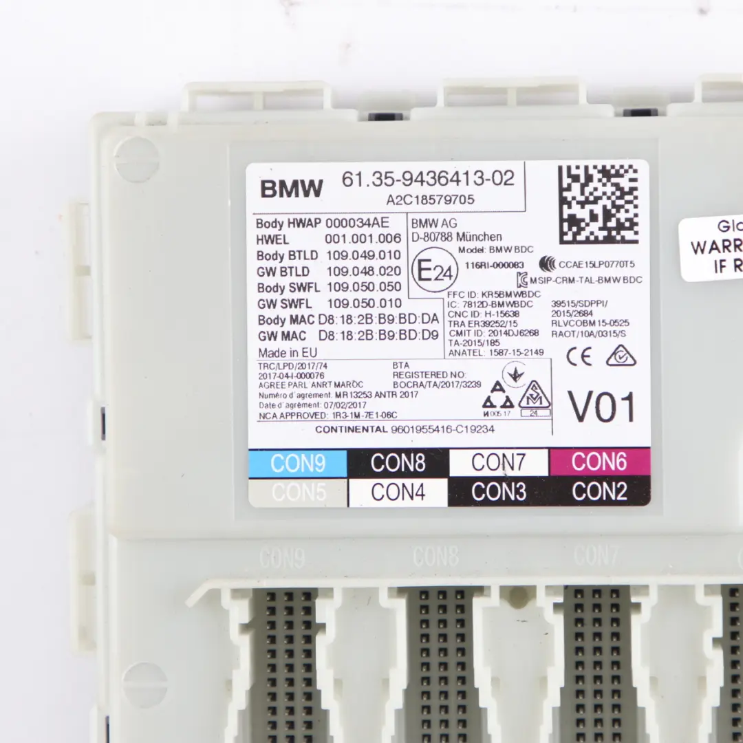 625HP Engine Control ECU Kit DME 8695512 + BDC Module Key to BMW F90 M5 Competition with Part number 9845875 BMW F90 M5 Competition 625HP Engine Control ECU Kit DME 8695512 + BDC Module Key - SKU 9845875-1 - Part number 9845875