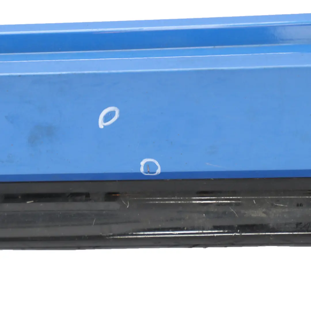 BMW F40 Side Skirt M Sport Sill Strip Right O/S Misano Blue Metallic - C1D - SKU 9850692-MISA - Part number 9850692