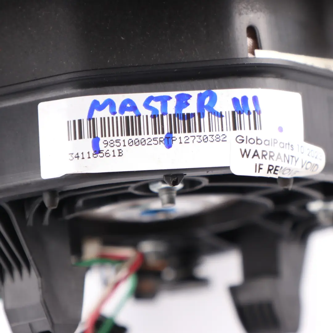 Renault Master 3 Steering Wheel Air Bag Driver Module Airbag Black - SKU 985100025R - Part number 985100025R