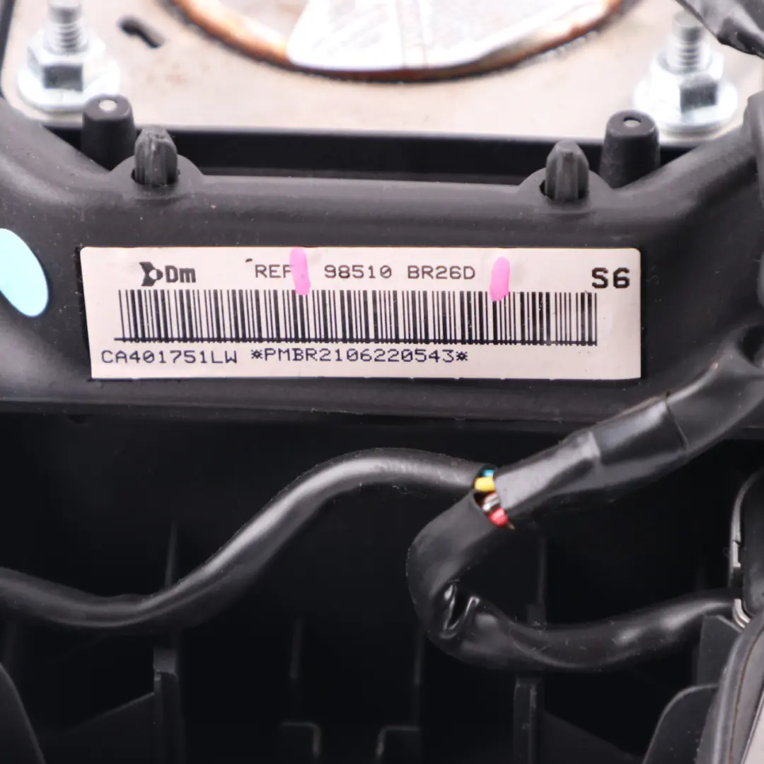 Quashqai J10 MK1 Steering Wheel Air Bag Driver Module Airbag to Nissan with Part number 98510BR26D Nissan Quashqai J10 MK1 Steering Wheel Air Bag Driver Module Airbag - SKU 98510BR26D - Part number 98510BR26D