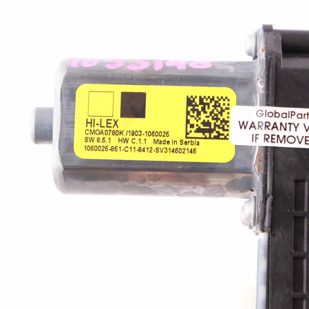 Mécanisme De Lève-Vitre Arrière Droit CMOA0780K pour BMW F40 à propos du numéro de pièce 9853148 BMW F40 Mécanisme De Lève-Vitre Arrière Droit CMOA0780K - SKU 9853148 - Numéro de pièce 9853148