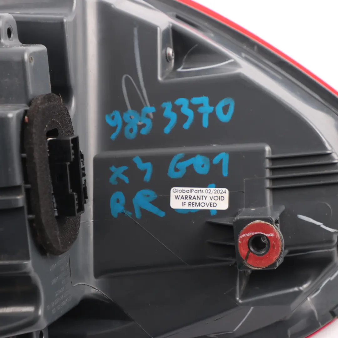 BMW X3 G01 Lampa Tylna LED Prawy Tył - SKU 9853370 - Numer Części 9853370