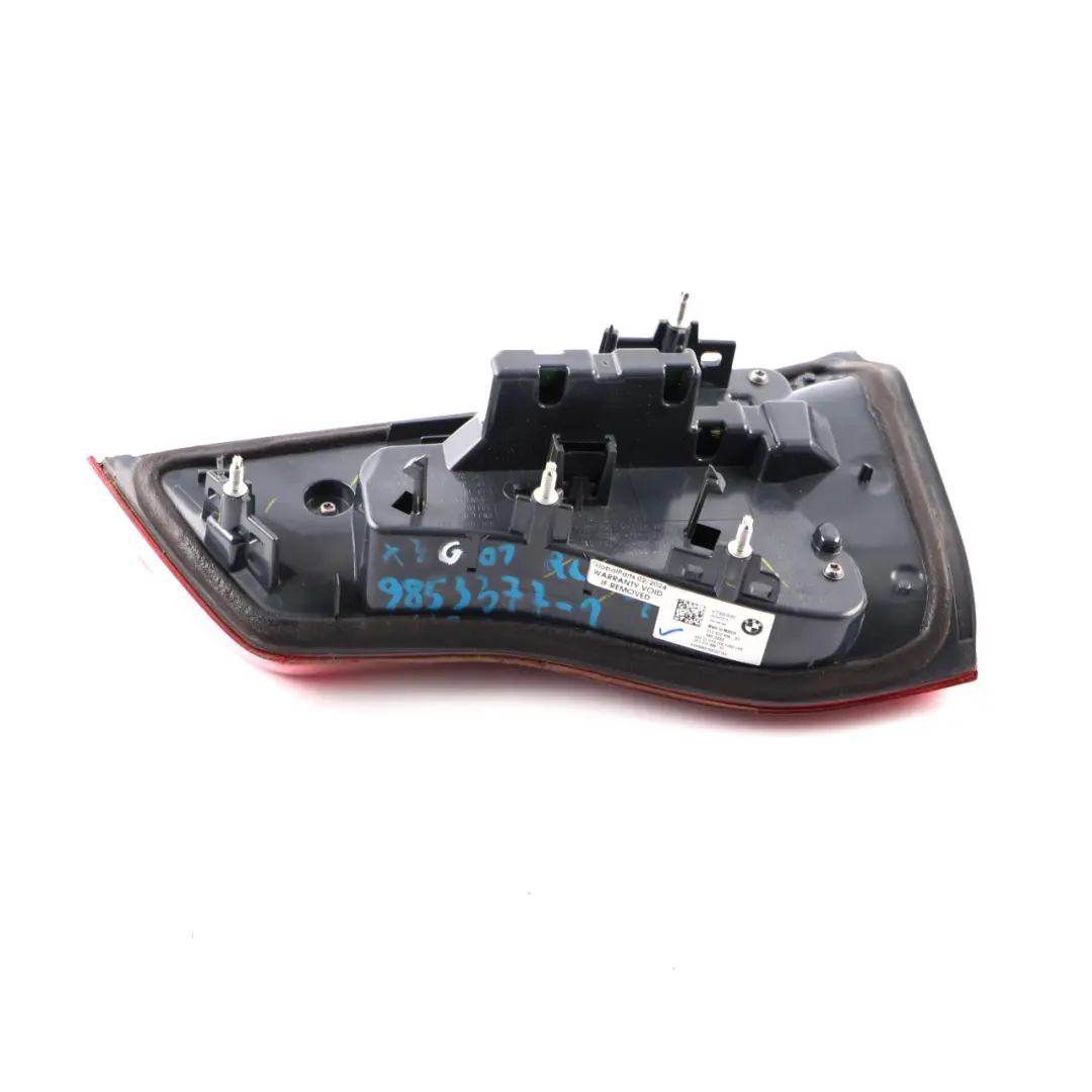 BMW X3 G01 Luz LED Lámpara Maletero Tapa Bota Portón Trasero Izquierda - SKU 9853377 - Número de pieza 9853377
