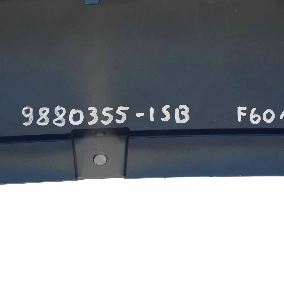 Stossfanger Spoiler Mitte Stossstange Vorne Island Blau C2M für Mini Countryman F60 mit Teilenummer 9860355 Mini Countryman F60 Stossfanger Spoiler Mitte Stossstange Vorne Island Blau C2M - SKU 9860355-ISB - Teilenummer 9860355