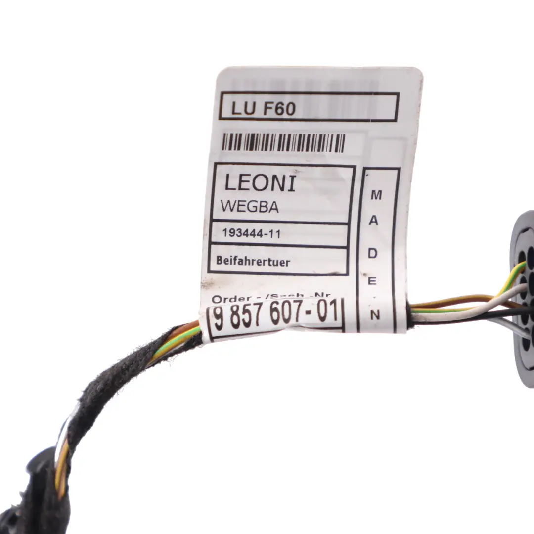 Door Wiring Harness Cables Front Left N/S 9857607 to Mini F60 with Part number 9864908 Mini F60 Door Wiring Harness Cables Front Left N/S 9857607 - SKU 9864908 - Part number 9864908