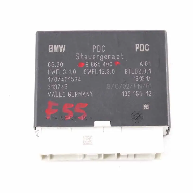 PDC Module BMW F45 X3 F25 Mini F55 F56 Parking Assistant Control Unit to with Part number 9865400 PDC Module BMW F45 X3 F25 Mini F55 F56 Parking Assistant Control Unit - SKU 9865400 - Part number 9865400