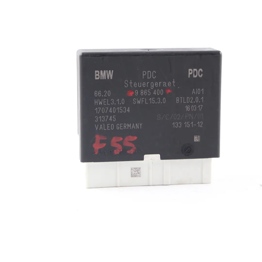 PDC Module BMW F45 X3 F25 Mini F55 F56 Parking Assistant Control Unit to with Part number 9865400 PDC Module BMW F45 X3 F25 Mini F55 F56 Parking Assistant Control Unit - SKU 9865400 - Part number 9865400