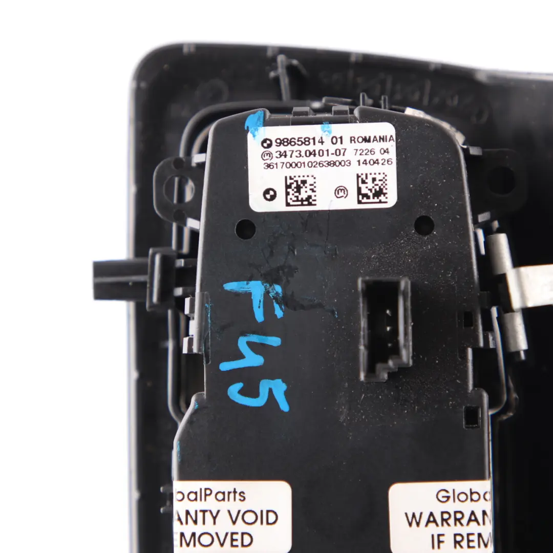  Light Switch BMW F15 F45 F46 Control Element Headlight Headlamp Black - SKU 9865814 - Part number 9865814