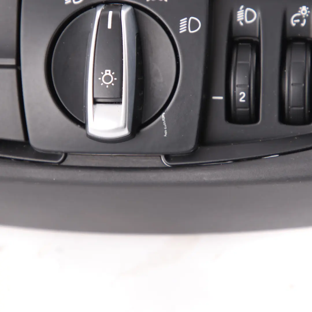 BMW F15 F45 F46 Scheinwerfer Schalter Bedienfeld Schwarz - SKU 9865814 - Teilenummer 9865814