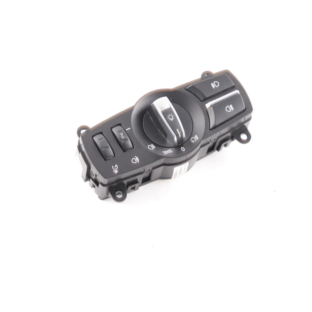 Interruptor de faros BMW F10 F11 Unidad de control de faros antiniebla para con número de pieza 9865857 Interruptor de faros BMW F10 F11 Unidad de control de faros antiniebla - SKU 9865857 - Número de pieza 9865857
