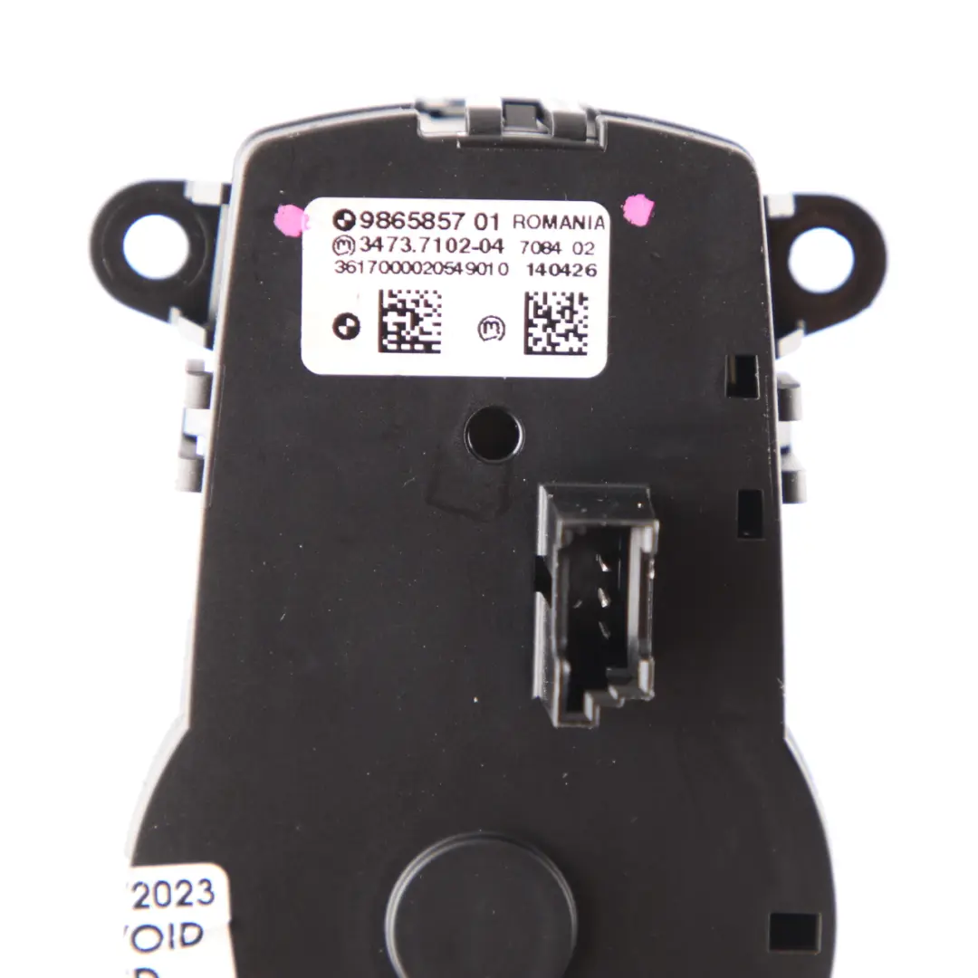  Headlight Switch BMW F10 F11 Fog Light Control Element Unit - SKU 9865857 - Part number 9865857