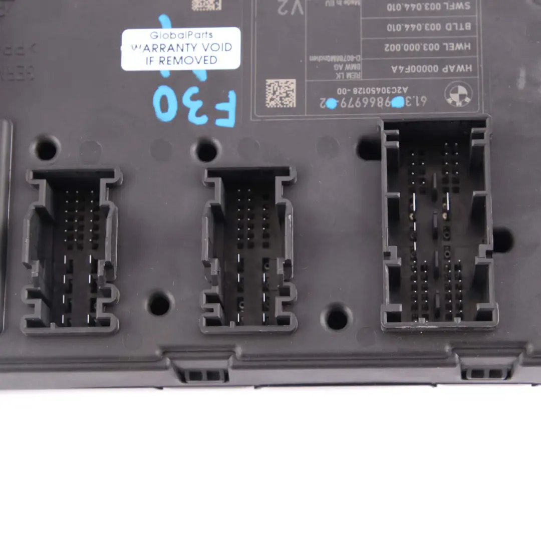 BMW F20 F21 F30 F31 Hinten Elektronikmodul Sicherungskasten Steuergerät - SKU 9866979 - Teilenummer 9866979