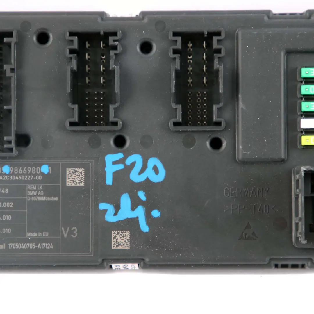 Body Control Unit Module REM Fuse Box BMW F20 - SKU 9866980 - Part number 9866980