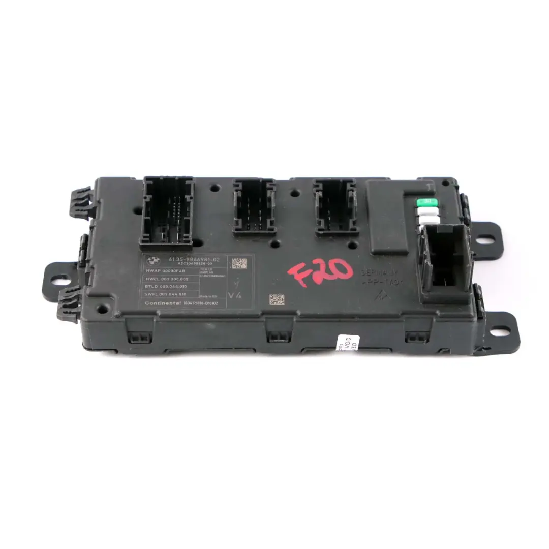 REM Rear Electronic Module Fuse Box Control Unit V4 to BMW 1 Series F20 with Part number 9866981 BMW 1 Series F20 REM Rear Electronic Module Fuse Box Control Unit V4 - SKU 9866981 - Part number 9866981