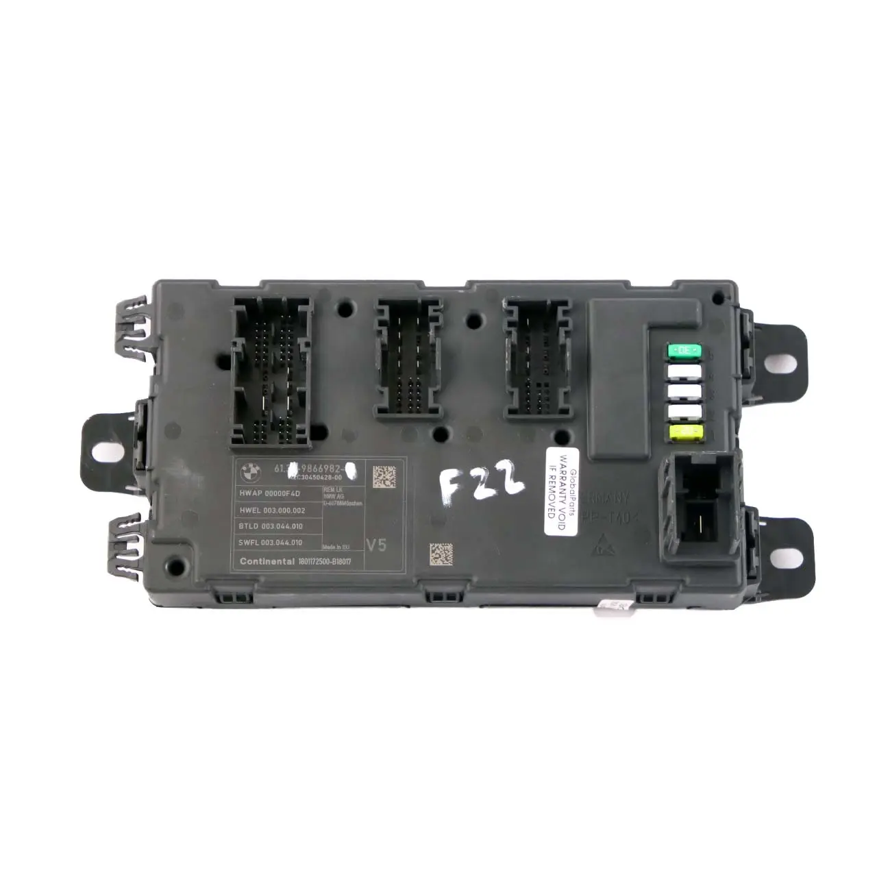 BMW F20 F30 REM Módulo Electrónico Trasero Caja Fusibles Unidad Control 9866982