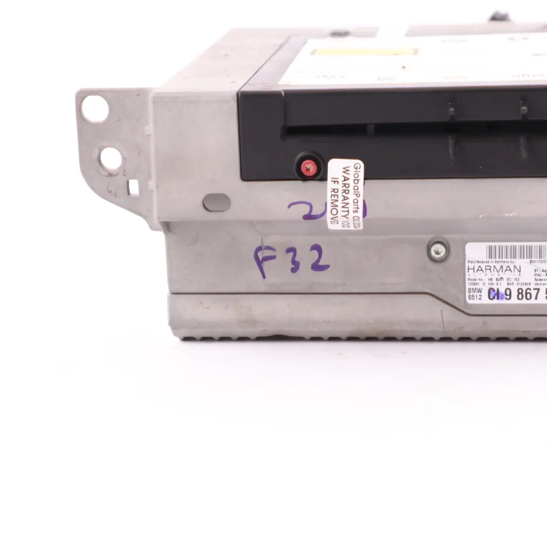 Unità principale navigazione Radio CD Player per BMW F20 F21 F30 F31 LCI F32 con numero di parte 9867503 BMW F20 F21 F30 F31 LCI F32 Unità principale navigazione Radio CD Player - SKU 9867503 - Numero di parte 9867503