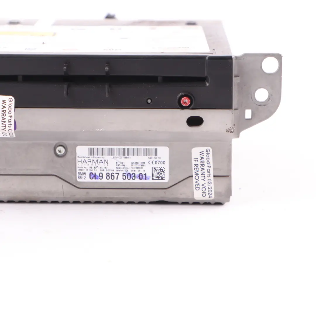 Navigation Head Unit BMW F20 F21 F30 F31 LCI F32 Radio CD Player High 2  - SKU 9867503 - Part number 9867503
