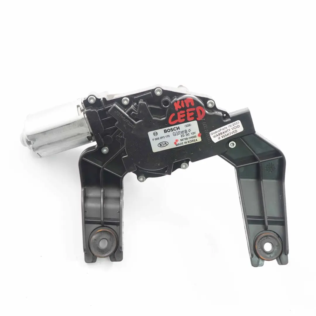 Kia Ceed 1 Hatchback Rear Wiper Motor Window Tailgate Mechanism - SKU 987001H000 - Part number 987001H000