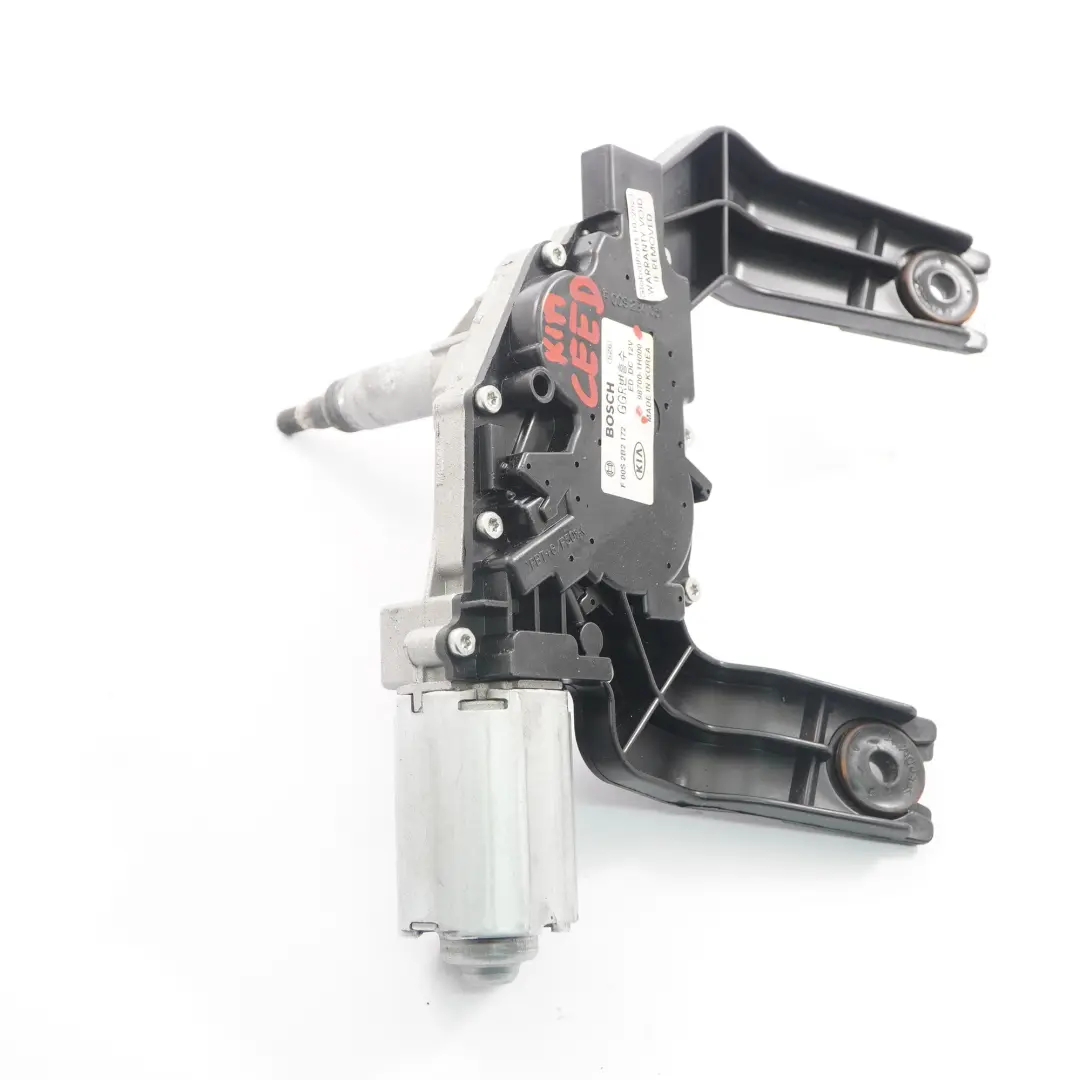 Wiper Motor Window Tailgate Mechanism to Kia Ceed 1 Hatchback Rear with Part number 987001H000 Kia Ceed 1 Hatchback Rear Wiper Motor Window Tailgate Mechanism - SKU 987001H000 - Part number 987001H000
