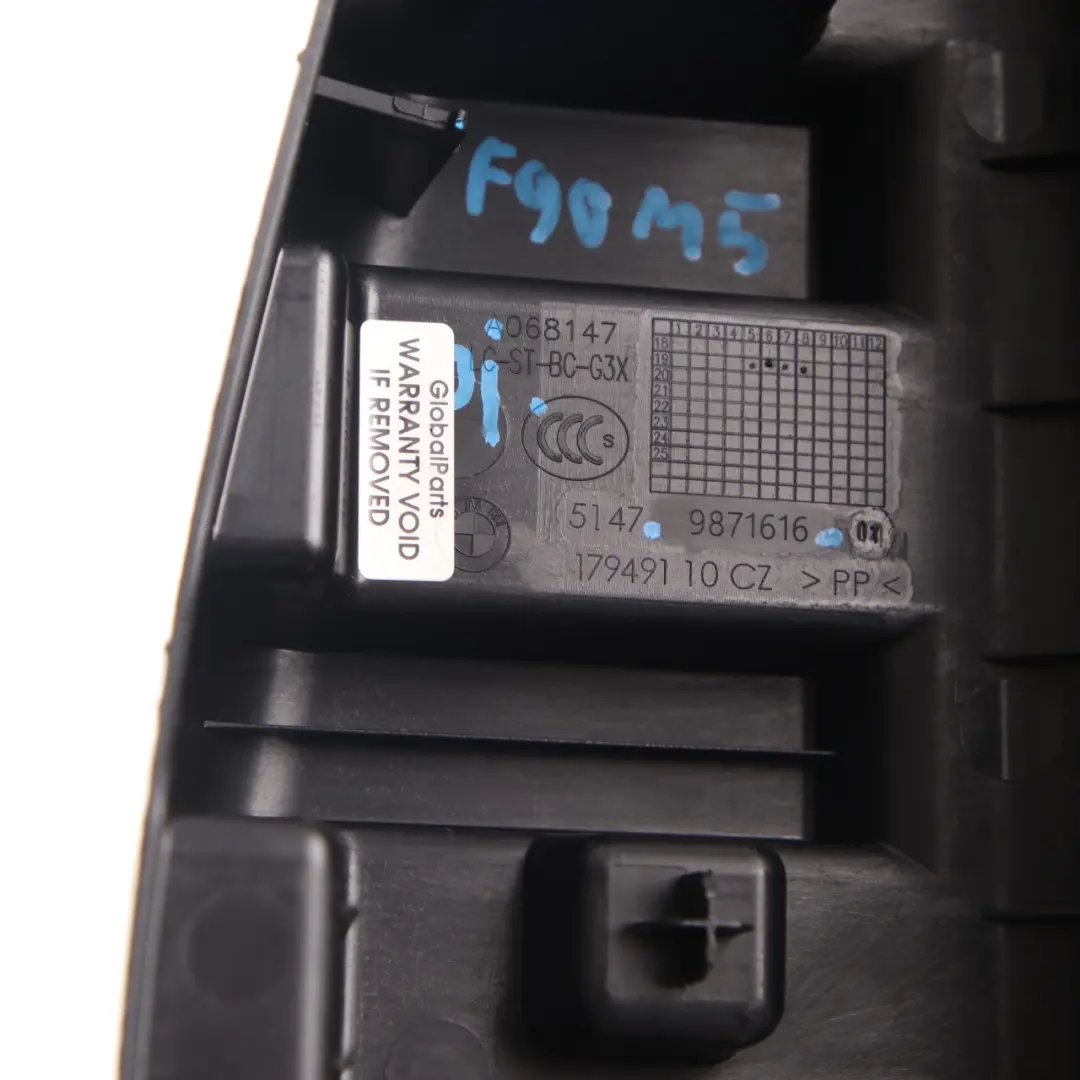 Storage Compartment Boot Trunk Luggage Right O/S to BMW G30 with Part number 9871616 BMW G30 Storage Compartment Boot Trunk Luggage Right O/S - SKU 9871616 - Part number 9871616