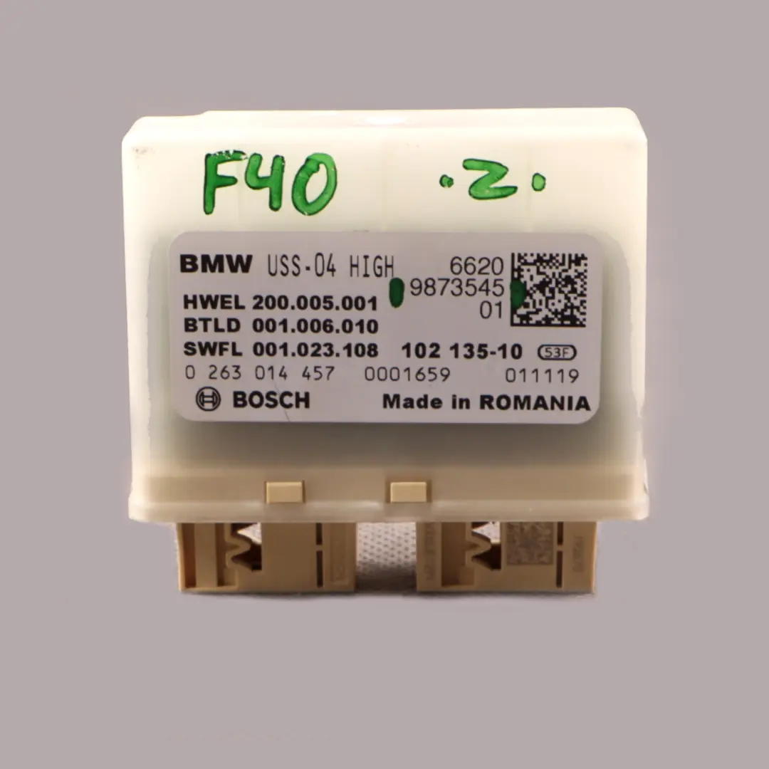 Modulo PDC BMW F40 G20 G21 Assistente al parcheggio Unità Modulo ECU per con numero di parte 9873545 Modulo PDC BMW F40 G20 G21 Assistente al parcheggio Unità Modulo ECU - SKU 9873545 - Numero di parte 9873545