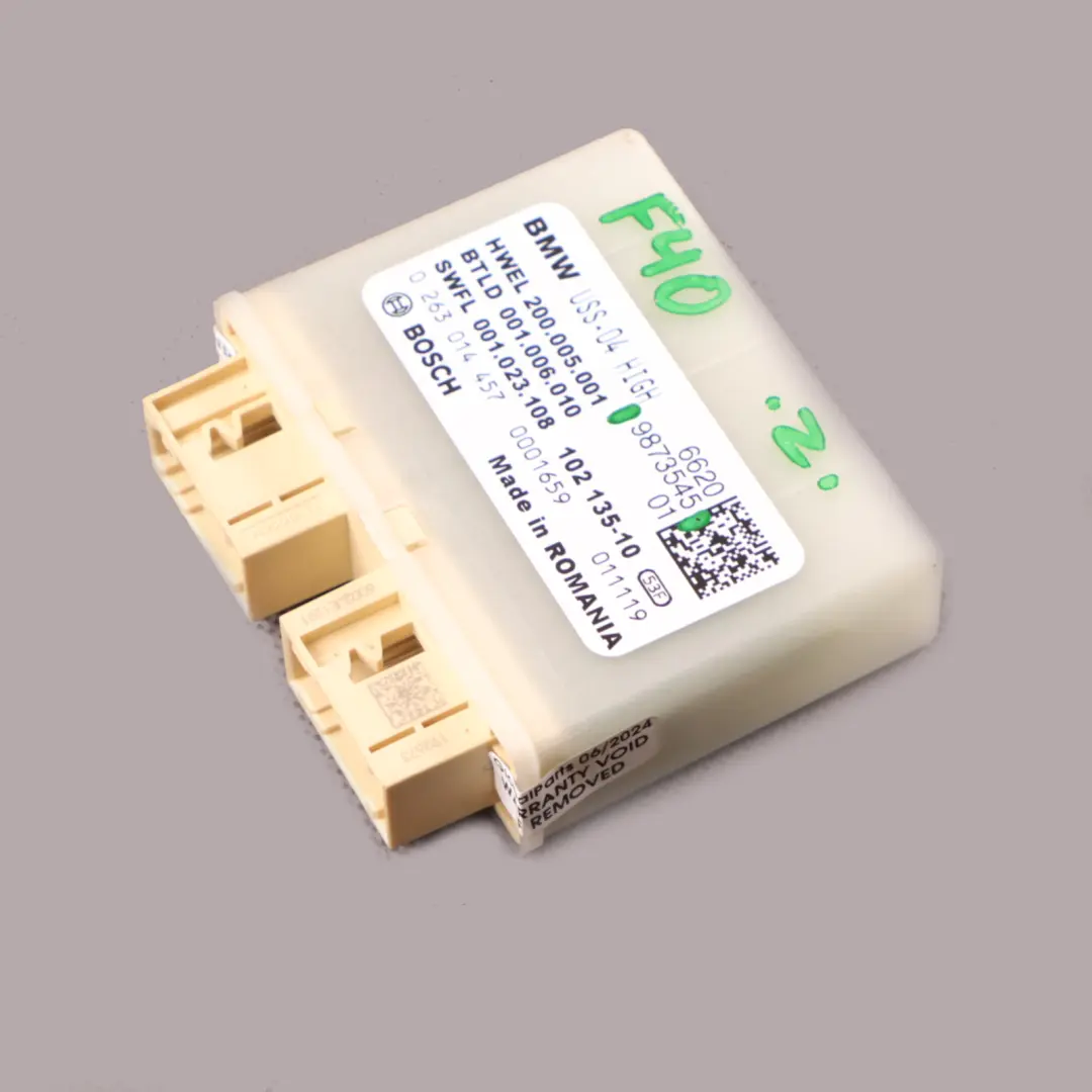  PDC Módulo BMW F40 G20 G21 Asistente de Aparcamiento Módulo ECU - SKU 9873545 - Número de pieza 9873545
