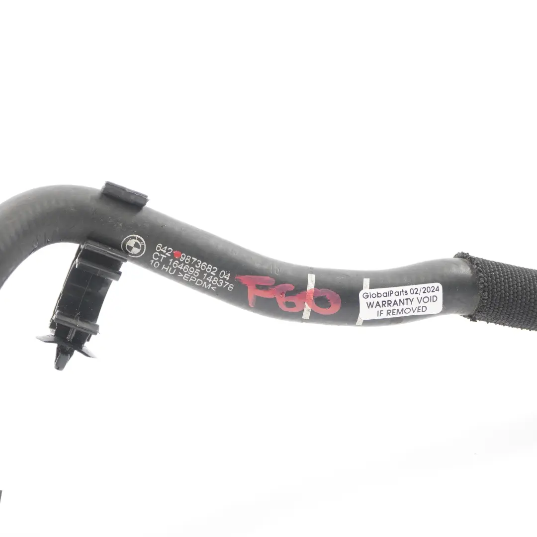 Tubo dell'acqua Mini F54 F60 LCI B48E linea tubo raffreddamento motore per con numero di parte 9873682 Tubo dell'acqua Mini F54 F60 LCI B48E linea tubo raffreddamento motore - SKU 9873682 - Numero di parte 9873682