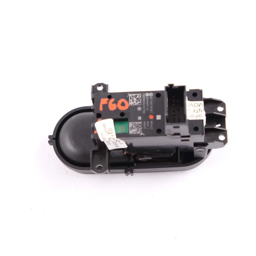 Mini F54 F60 Interrupteur Bouton frein de stationnement Garniture noire - SKU 9878667 - Numéro de pièce 9878667