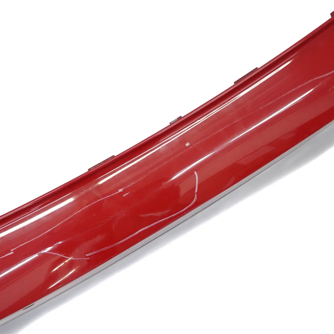Mini F60 LCI Countryman Bumper Rear Trim Panel JCW PDC Complete Chili Red - 851 - SKU 9880360-CHRED - Part number 9880360