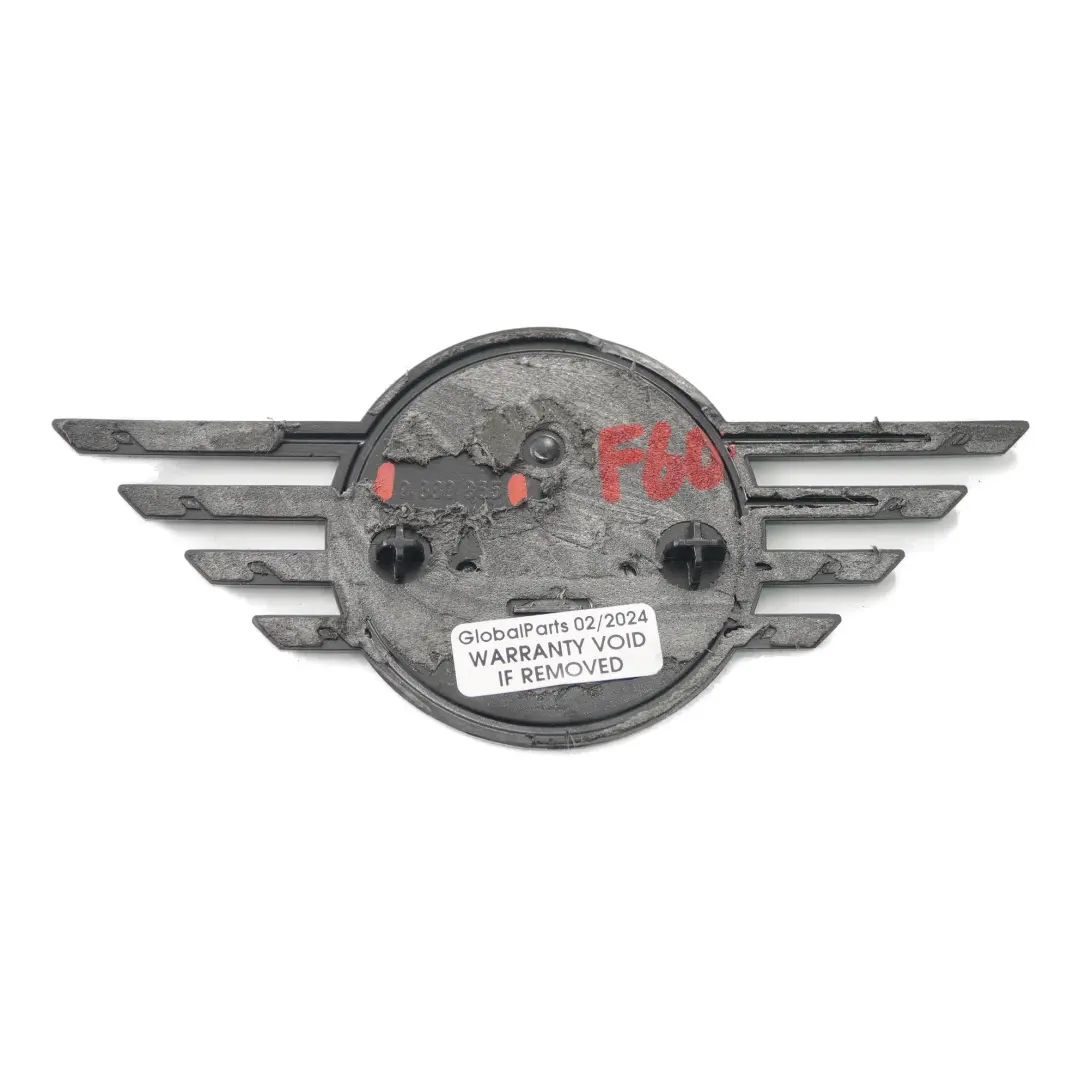 Emblème couvercle coffre hayon arrière Noir pour Mini Countryman F60 à propos du numéro de pièce 9880865 Mini Countryman F60 Emblème couvercle coffre hayon arrière Noir - SKU 9880865 - Numéro de pièce 9880865