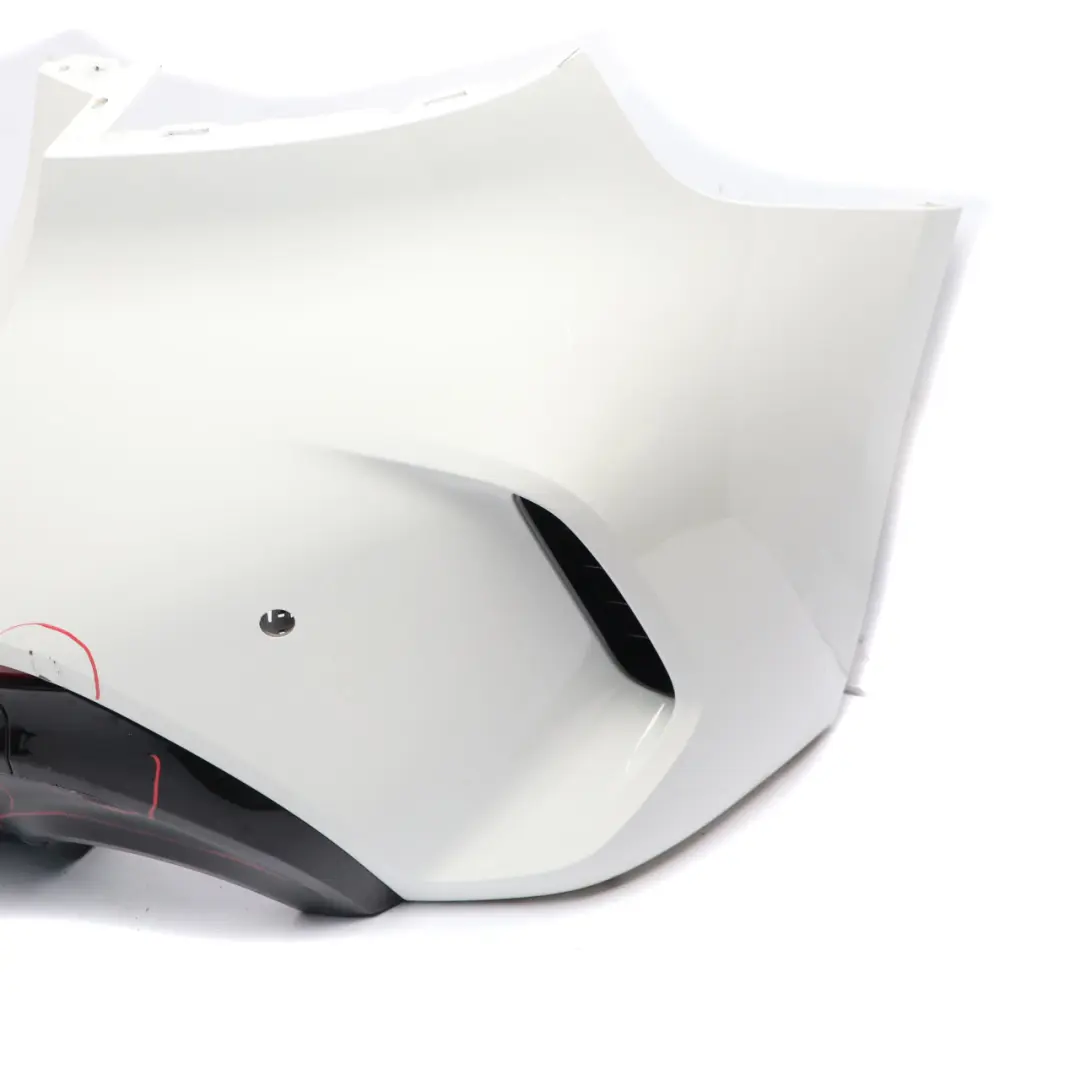 BMW F40 Rear Bumper M Sport Trim Panel PDC Alpinweiss Alpine White 3 - 300 - SKU 9881579-AW - Part number 9881579