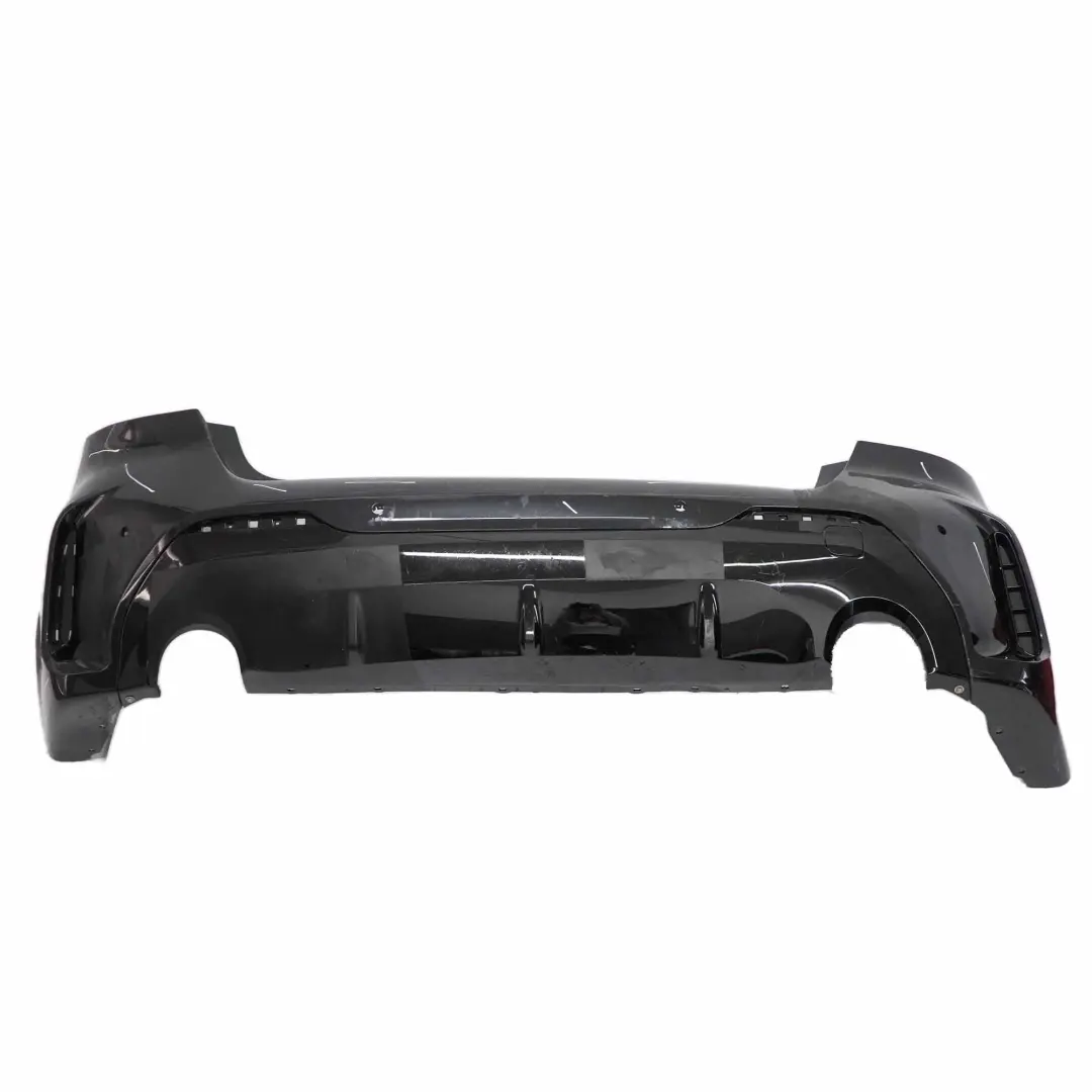 Bumper M Sport Trim Panel PDC Black Sapphire Metallic - 475 to BMW F40 Rear with Part number 9881579 BMW F40 Rear Bumper M Sport Trim Panel PDC Black Sapphire Metallic - 475 - SKU 9881579-BS - Part number 9881579