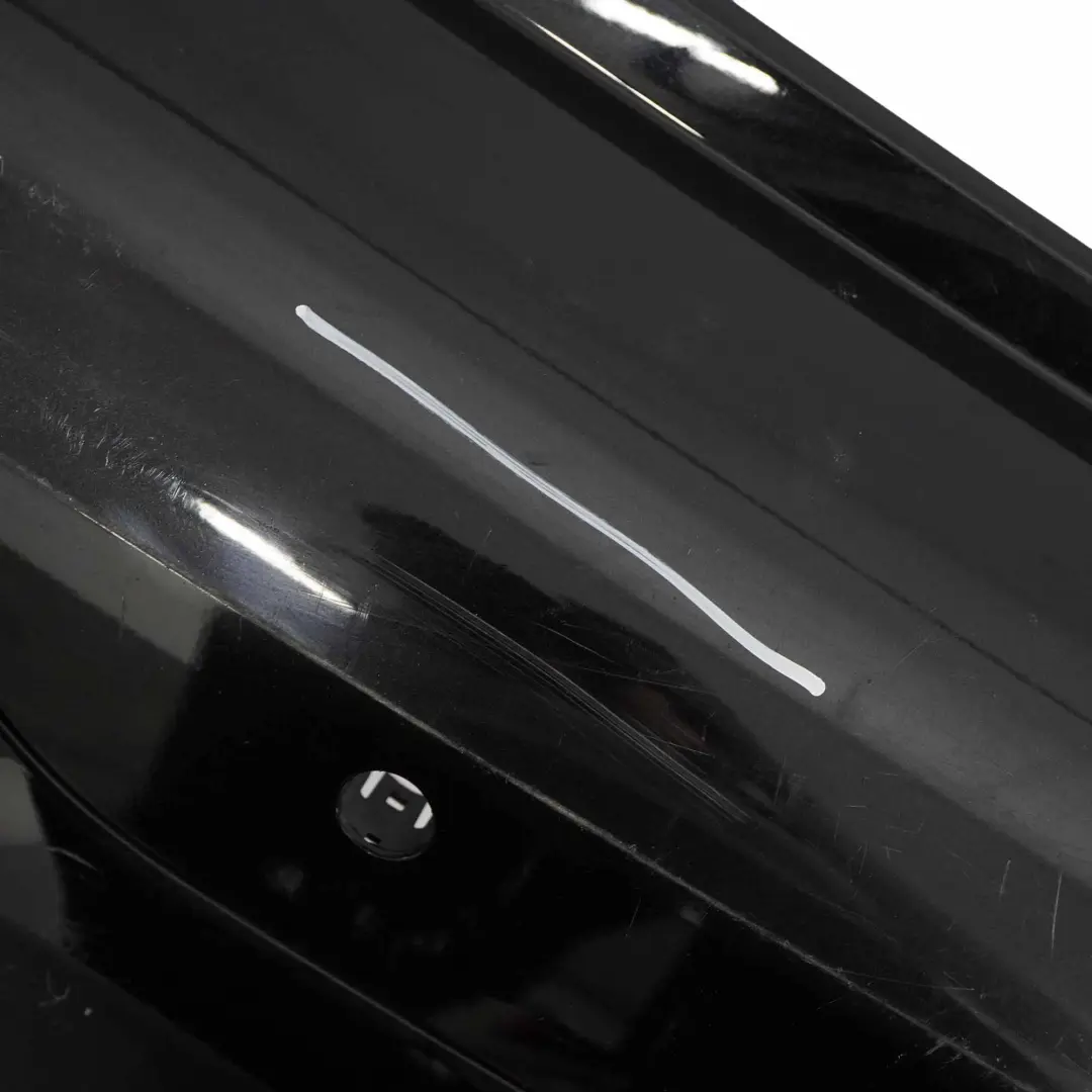 Bumper M Sport Trim Panel PDC Black Sapphire Metallic - 475 to BMW F40 Rear with Part number 9881579 BMW F40 Rear Bumper M Sport Trim Panel PDC Black Sapphire Metallic - 475 - SKU 9881579-BS - Part number 9881579