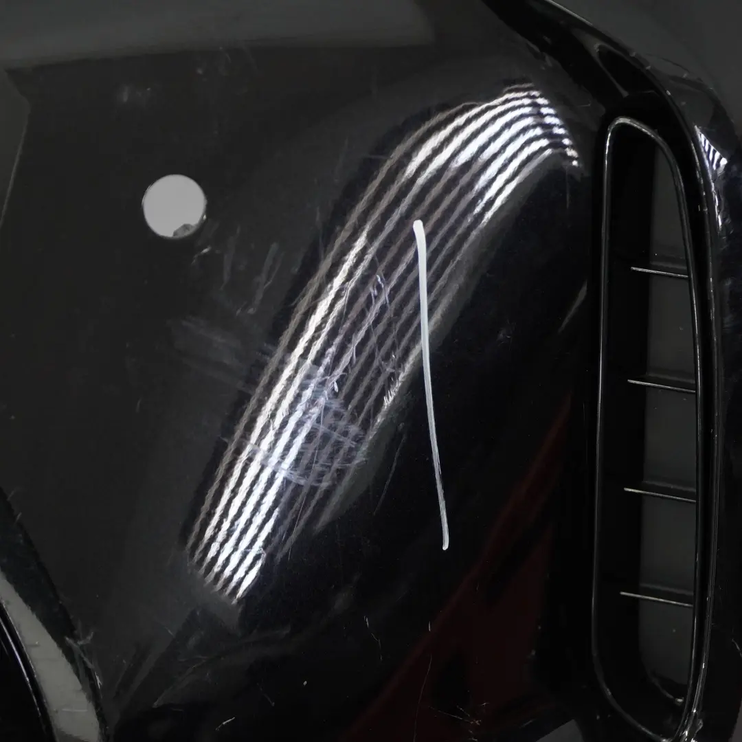 Bumper M Sport Trim Panel PDC Black Sapphire Metallic - 475 to BMW F40 Rear with Part number 9881579 BMW F40 Rear Bumper M Sport Trim Panel PDC Black Sapphire Metallic - 475 - SKU 9881579-BS - Part number 9881579